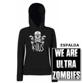 Sudadera "We Are Ultra Zombies Blanco" con trasera