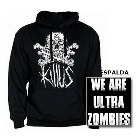 Sudadera "We Are Ultra Zombies Blanco" con trasera