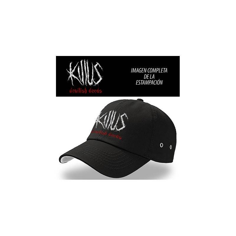 Gorra negra "Logo Devilish Deeds"