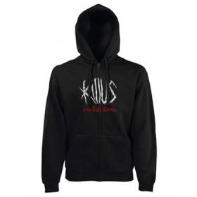 Sudadera cremallera "Logo Devilish Deeds"