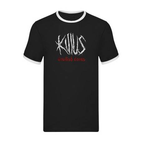 Camiseta con ribete "Logo Devilish Deeds"