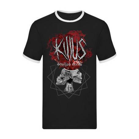 Camiseta con ribete "Portada Devilish Deeds"