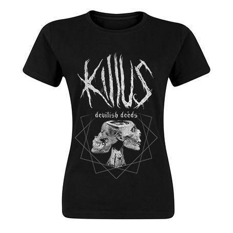 Camiseta "Portada Devilish Deeds gris" 2