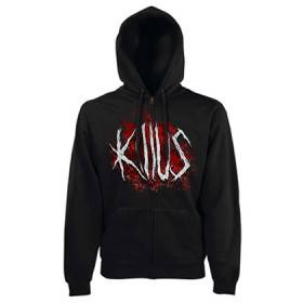 Sudadera cremallera "Logo Sangre"