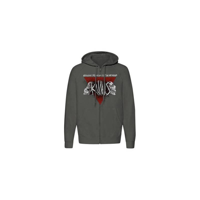 Sudadera cremallera "Violence"