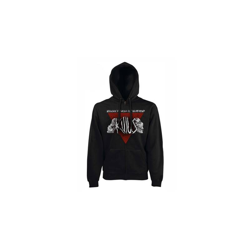 Sudadera cremallera "Violence"