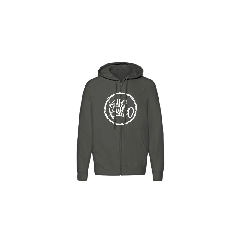 Sudadera cremallera "Logotipo"