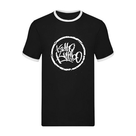 Camiseta con ribete "Logotipo"