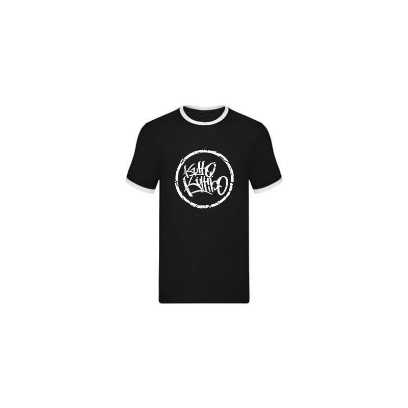 Camiseta con ribete "Logotipo"