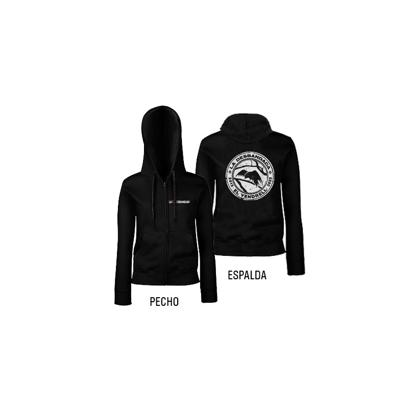 Sudadera cremallera "La Desbandada" +...