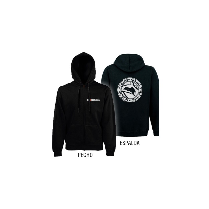 Sudadera cremallera "La Desbandada" +...