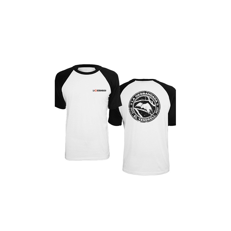 Camiseta ranglan manga negra "La...