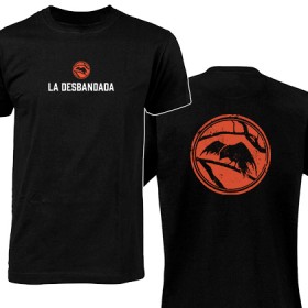 Camiseta "La Desbandada" + "Logo naranja" trasera