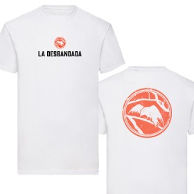 Camiseta "La Desbandada" + "Logo naranja" trasera