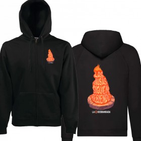 Sudadera con cremallera "Hoguera las musas"