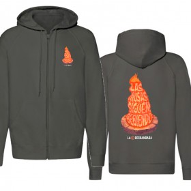 Sudadera con cremallera "Hoguera las musas"