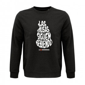 Sudadera algodón orgánico "Las musas siguen bebiendo"