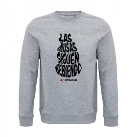 Sudadera algodón orgánico "Las musas siguen bebiendo"