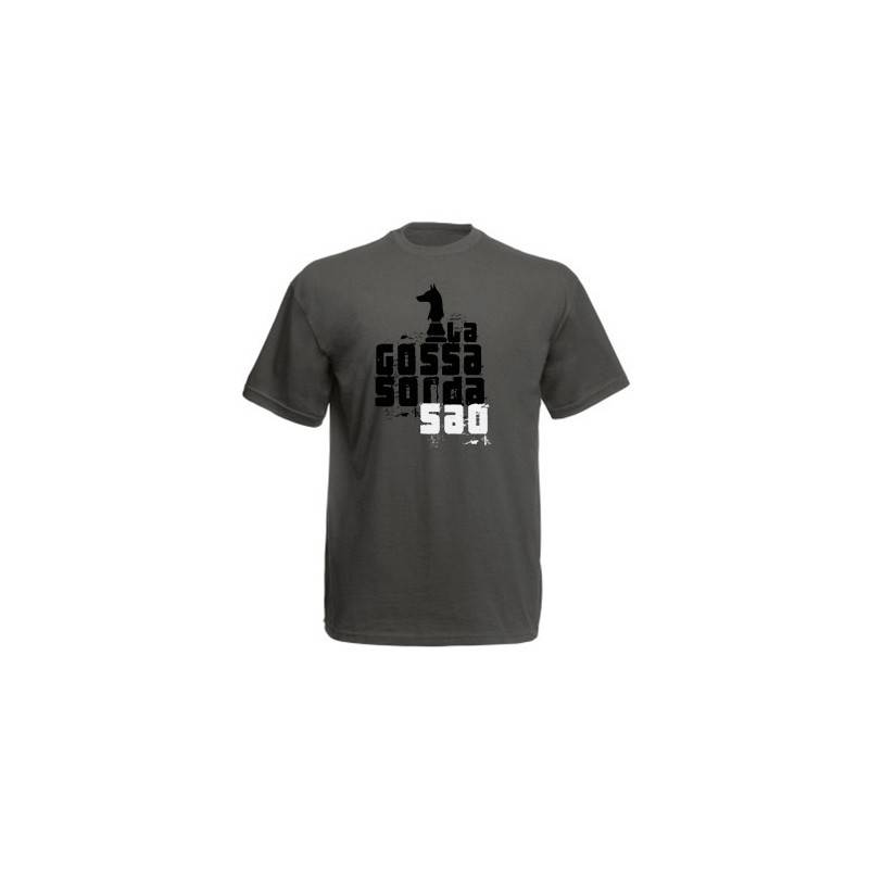 Camiseta  gris chico "Logo Saó"