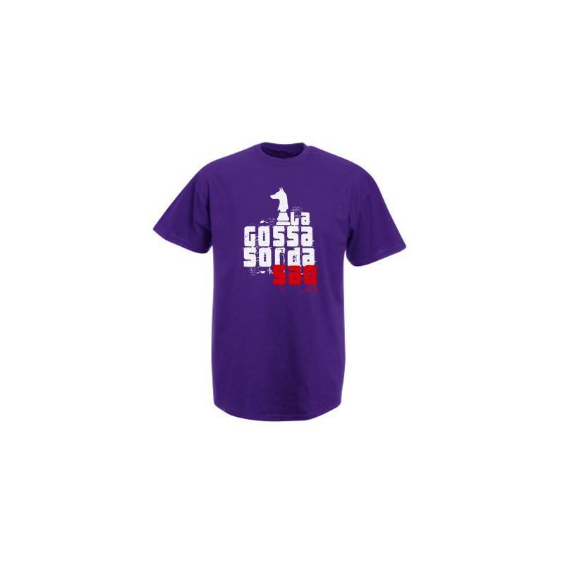 Camiseta morada chico "Logo Saó"