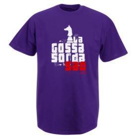 Camiseta morada chico "Logo Saó"