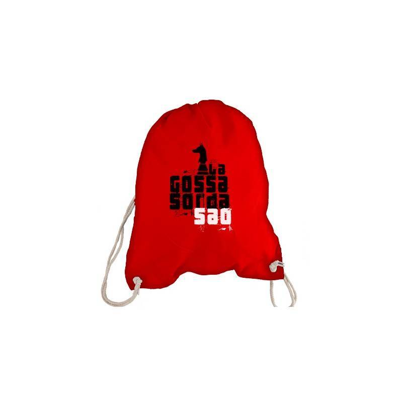 Mochila roja "Logo Saó"