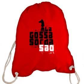 Mochila roja "Logo Saó"