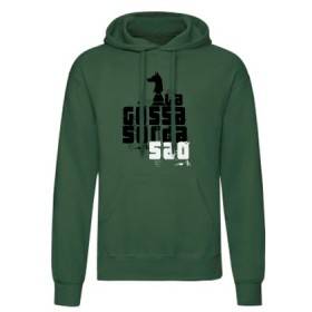 Sudadera chico verde oscuro "Logo Saó"
