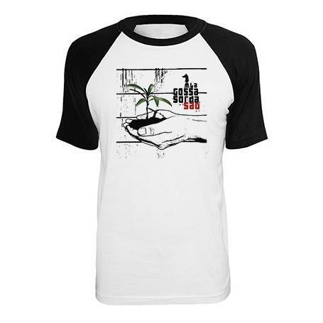 Camiseta ranglan manga negra "Portada Saó"