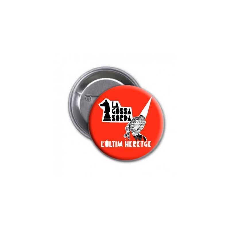 Xapa "Portada rotja L'ultim Heretge"