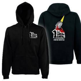 Sudadera cremallera "Logo l´Ultim Heretge" + trasera "Portada"