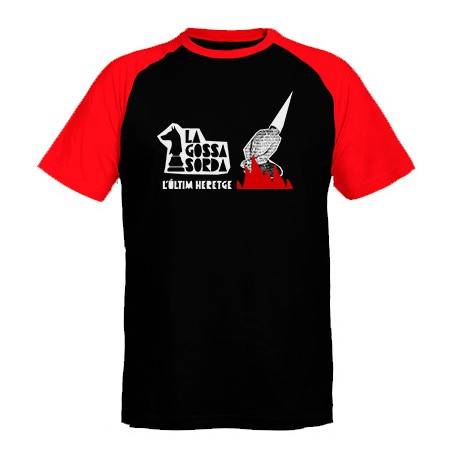 Camiseta ranglan mangas rojas "Portada l´Ultim Heretge"