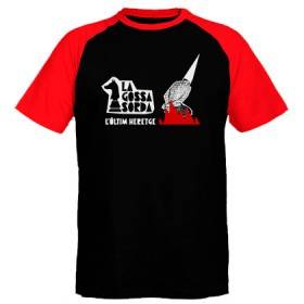 Camiseta ranglan mangas rojas "Portada l´Ultim Heretge"