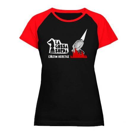 Camiseta ranglan mangas rojas "Portada l´Ultim Heretge" 2