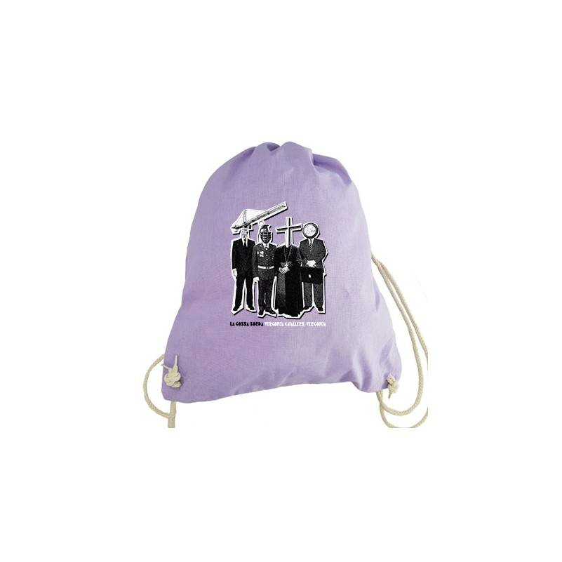Mochila lila  "Vergonya