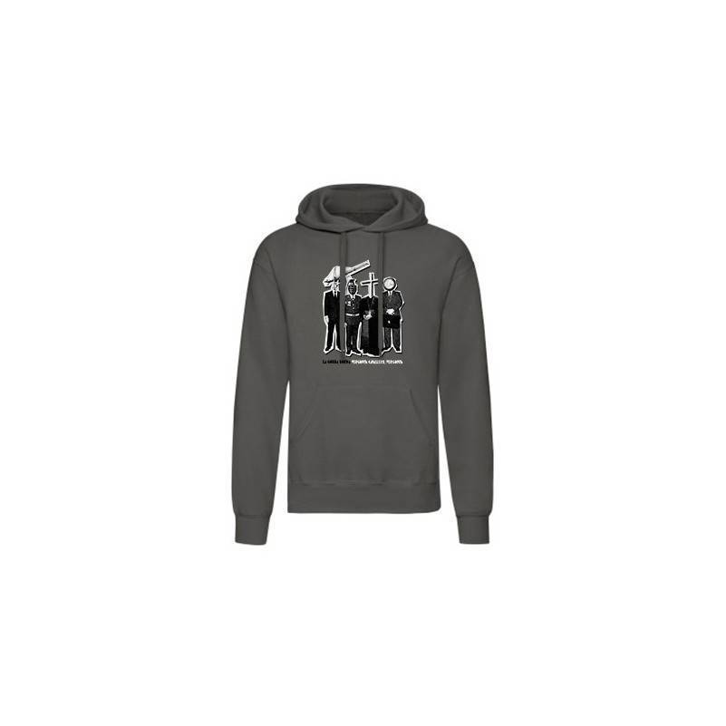 Sudadera gris chico "Vergonya"