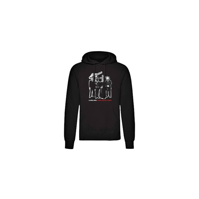 Sudadera negra chico "Vergonya"