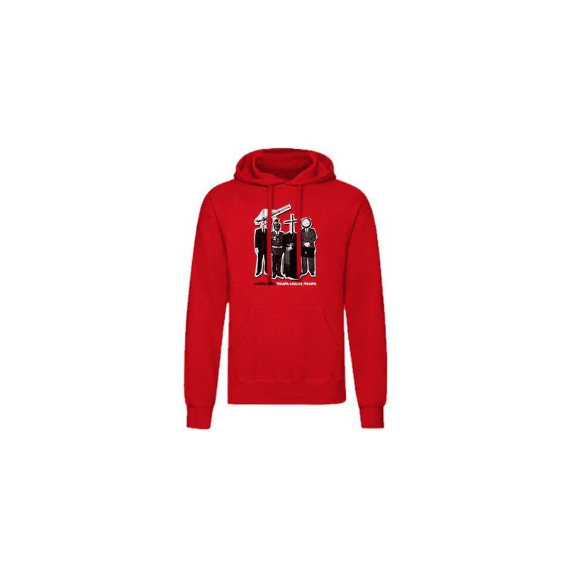 Sudadera roja chico "Vergonya"