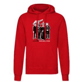 Sudadera roja chico "Vergonya"