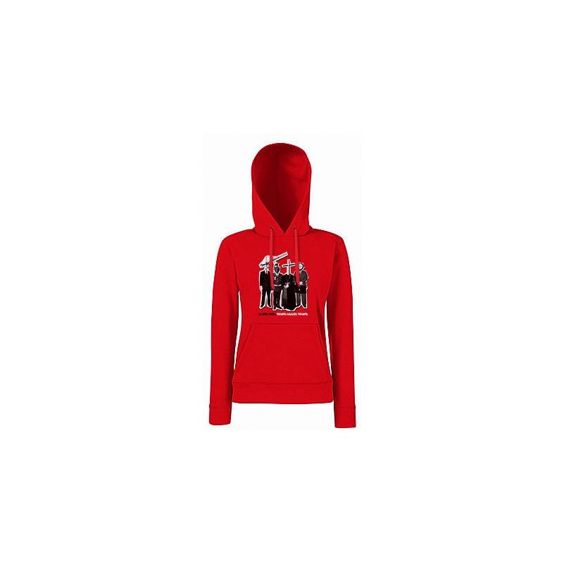 Sudadera roja chica "Vergonya"