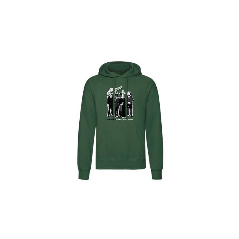 Sudadera verde oscuro chico "Vergonya"