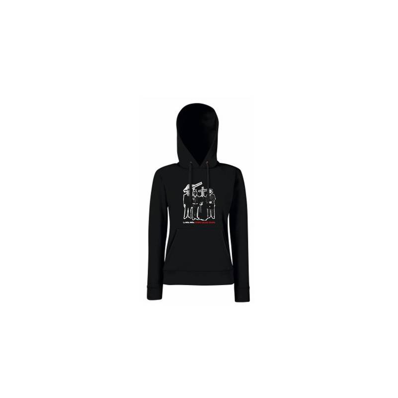 Sudadera negra chica "Vergonya"