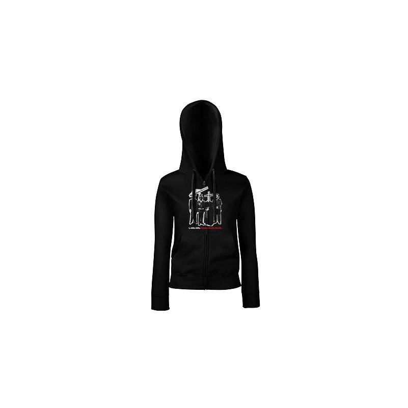 Sudadera cremallera "Vergonya"