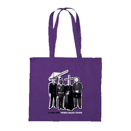 Bolsa de tela morada "Vergonya"