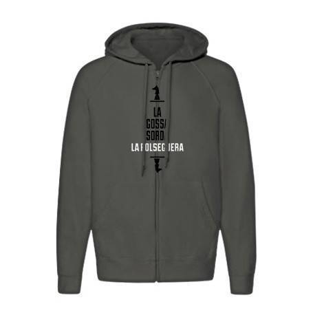 Dessuadora cremallera "Logo La Polseguera"