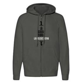 Dessuadora cremallera "Logo La Polseguera"