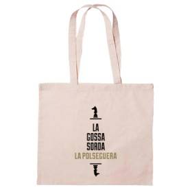 Bolsa de tela natural "Logo La Polseguera"