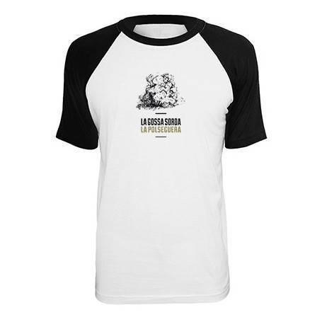 Camiseta ranglan manga negra "Portada La Polseguera"