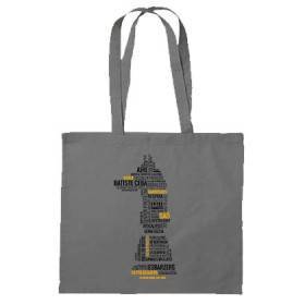 Bolsa de tela gris "Cançons"