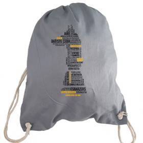 Mochila gris "Cançons"